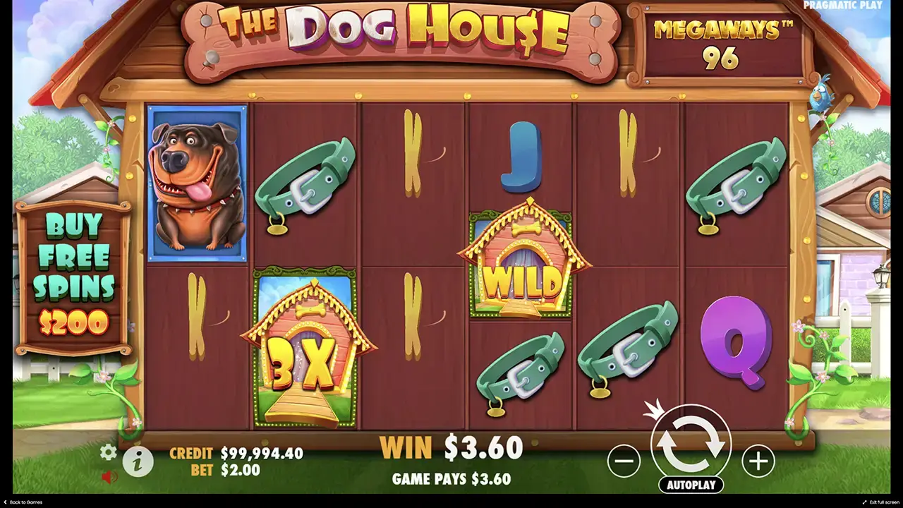 Dog house Megaways характеристики и особенности
