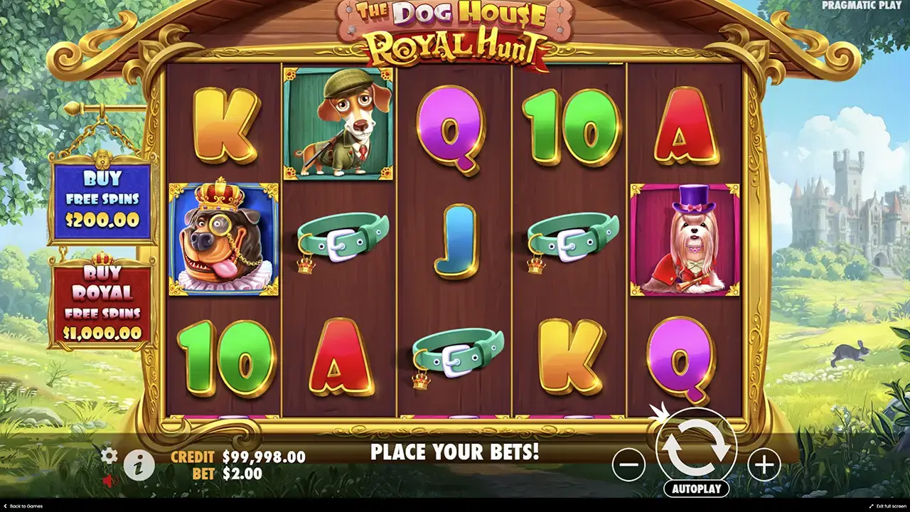 Правила игры в the Dog house Royal Hunt